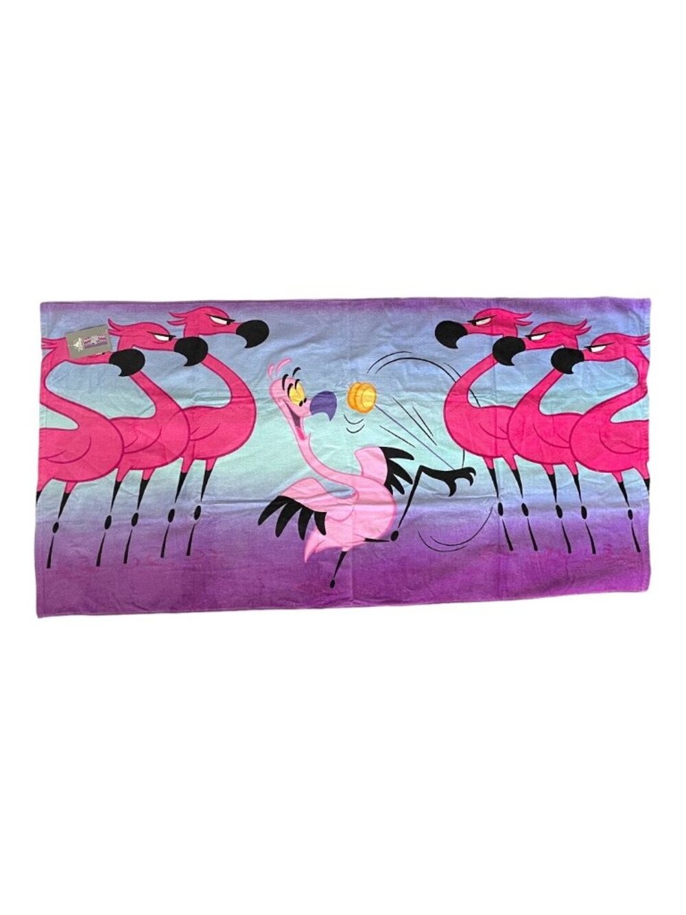 Disney Store Fantasia Yo Yo Flamingo Beach Towel